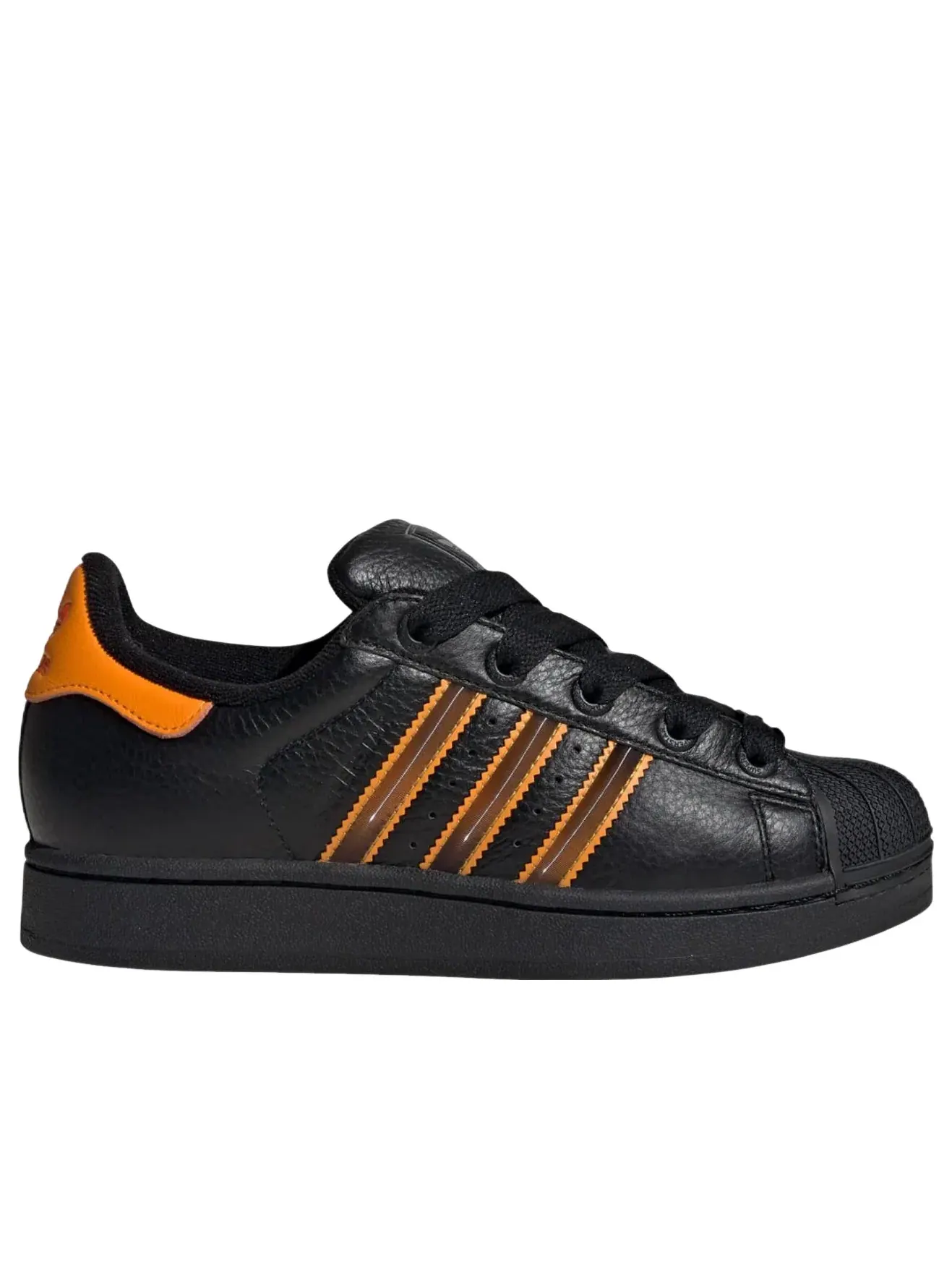 Кроссовки Adidas Superstar II 'Core Black Crew Orange Semi Impact Orange' JQ6469 — изображение 2 из 6, черный