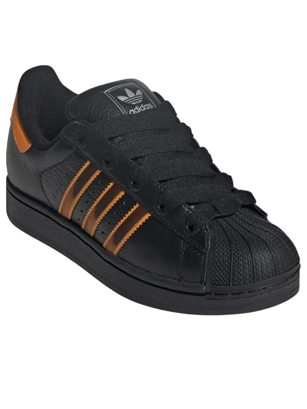 Кроссовки Adidas Superstar II 'Core Black Crew Orange Semi Impact Orange' JQ6469 — изображение 3 из 6, черный