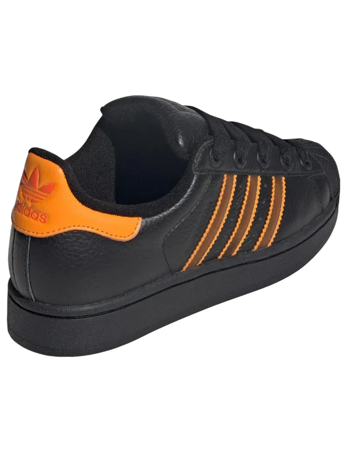 Кроссовки Adidas Superstar II 'Core Black Crew Orange Semi Impact Orange' JQ6469 — изображение 4 из 6, черный