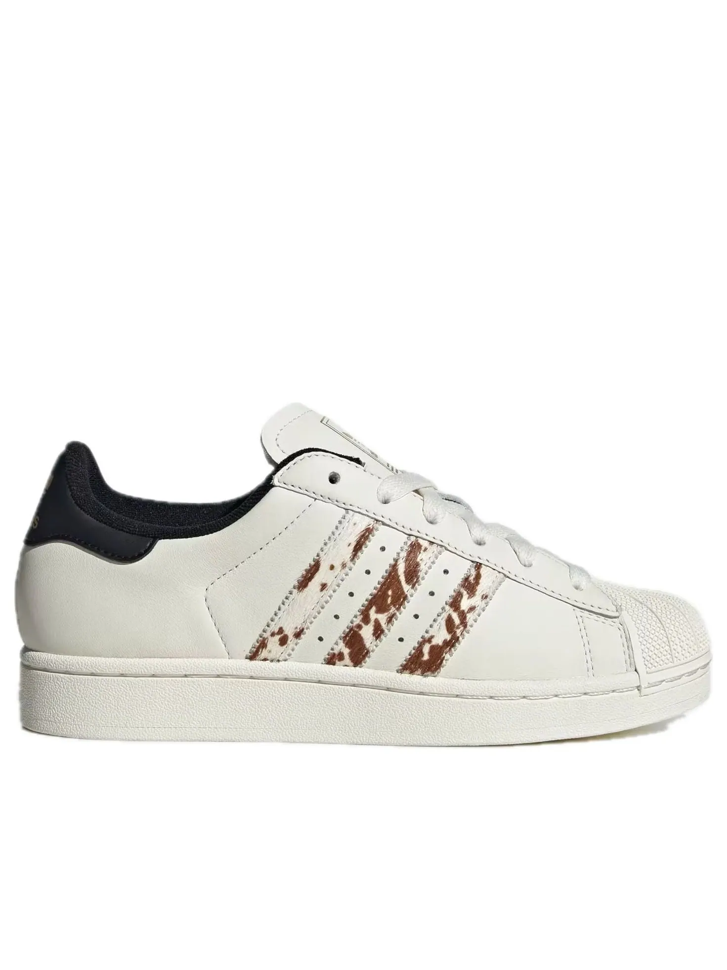 Кроссовки (WMNS) adidas Superstar II 'White Cow Print' — изображение 2 из 5, белый