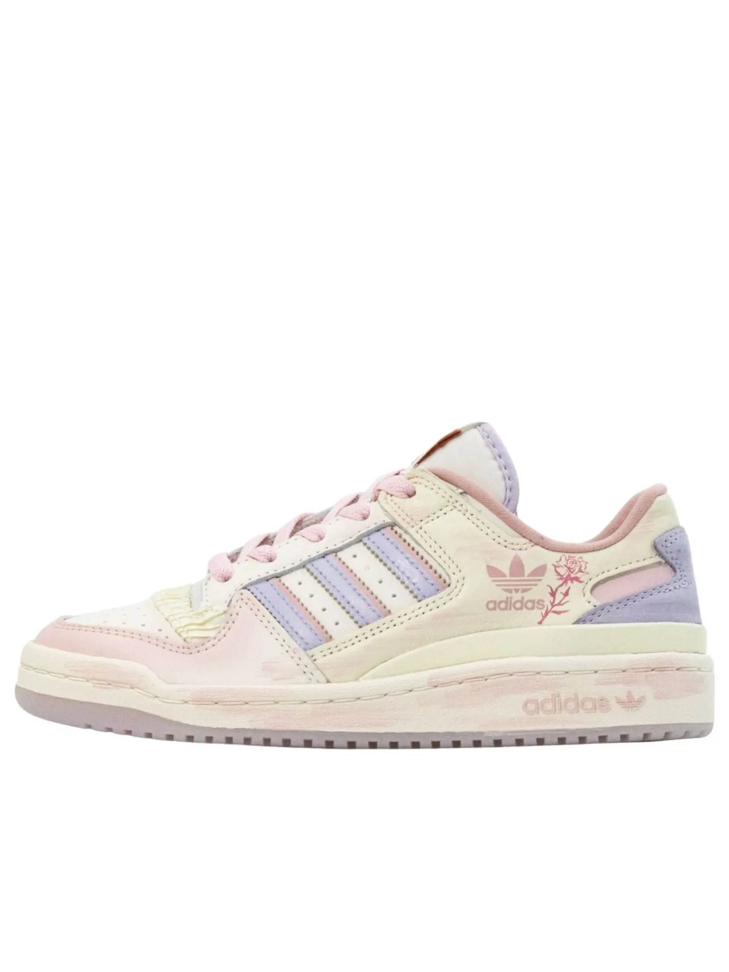 Кроссовки (WMNS) adidas Forum Low CL 'Cream Pink' — изображение 1 из 6, мульти