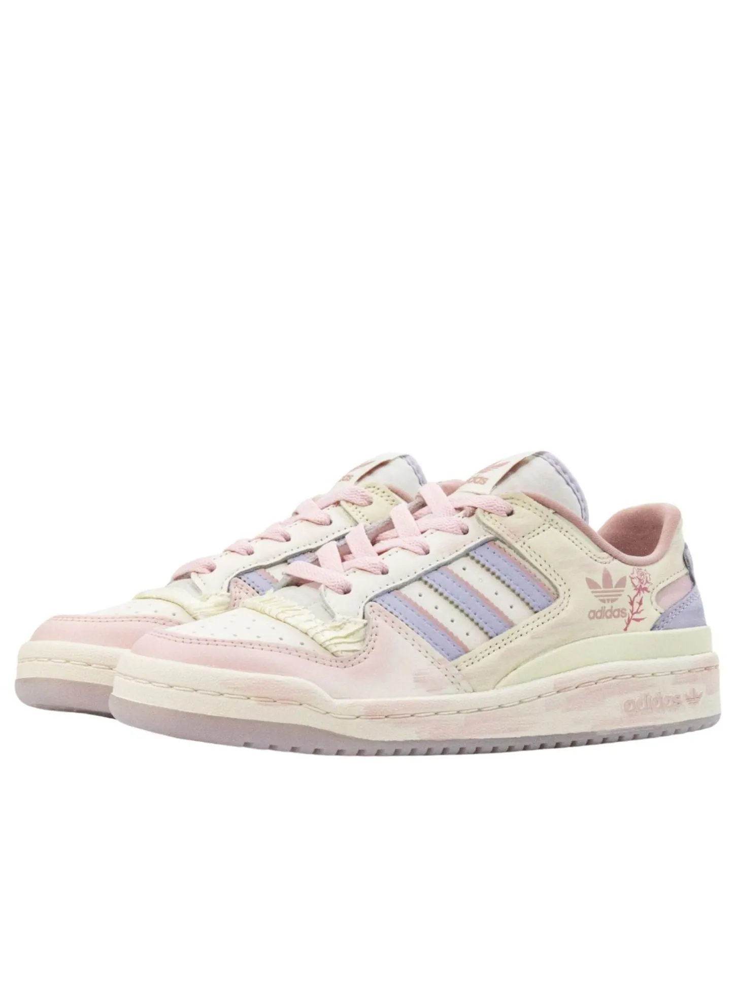 Кроссовки (WMNS) adidas Forum Low CL 'Cream Pink' — изображение 3 из 6, мульти