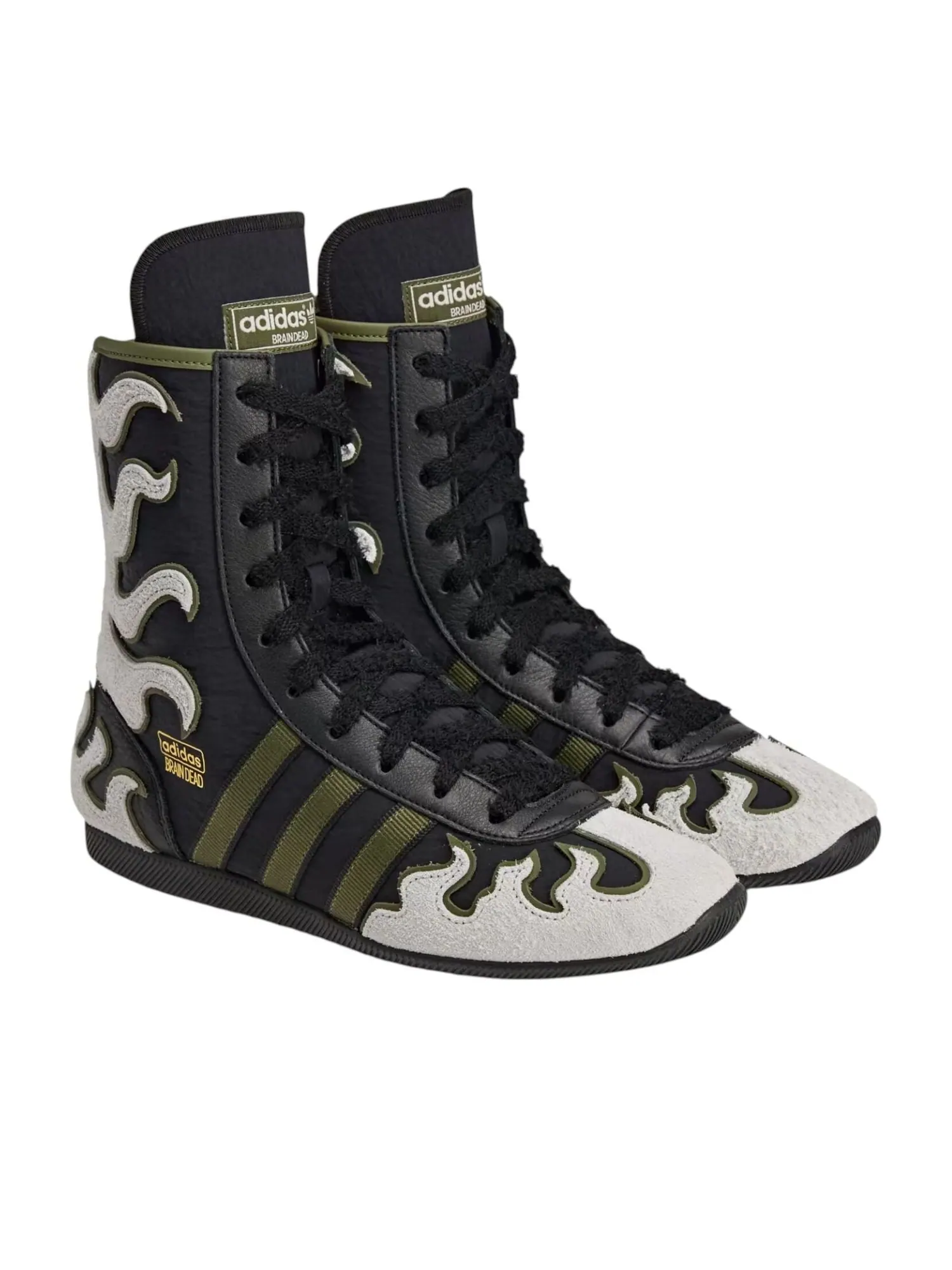 Adidas x Brain Dead Japan Hi 'Black White' — изображение 2 из 6
