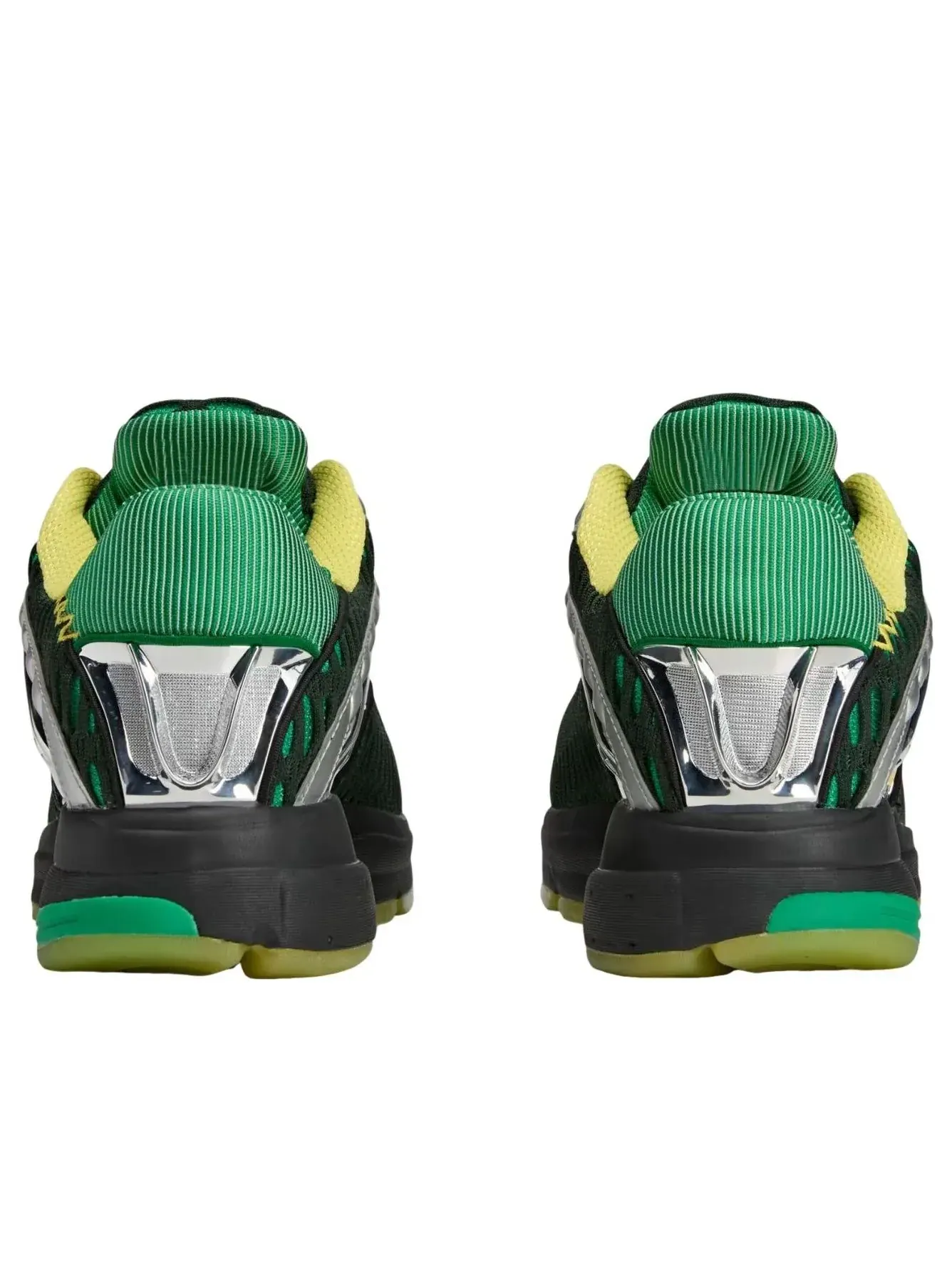 Кроссовки Adidas x Brain Dead Climacool 2 'Green Metallic Silver' — изображение 5 из 6, зеленый