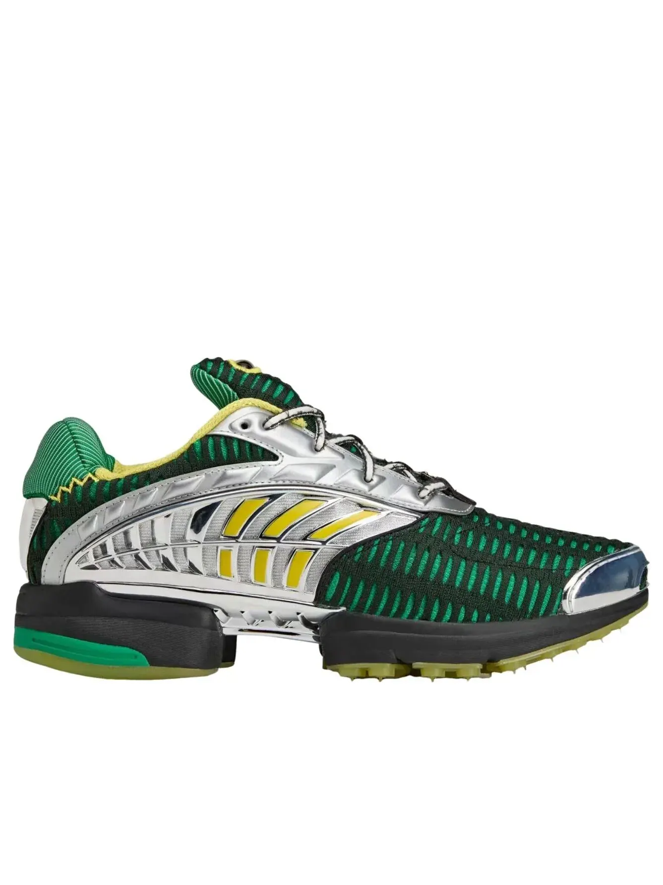 Кроссовки Adidas x Brain Dead Climacool 2 'Green Metallic Silver' — изображение 6 из 6, зеленый