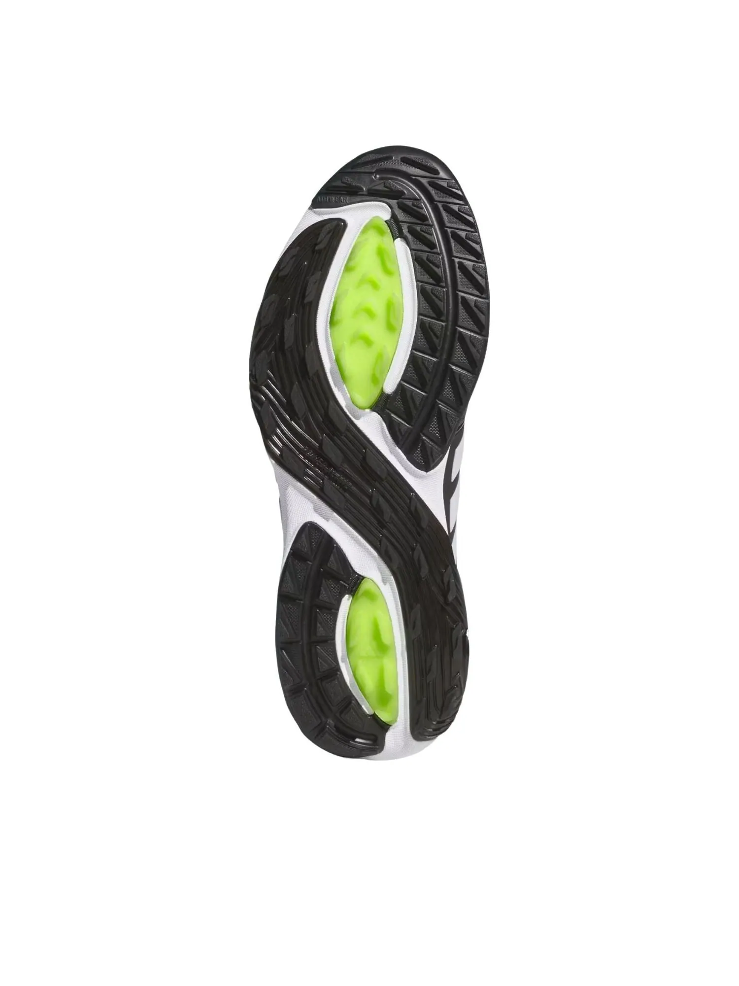 Кроссовки Adidas Adipower 26 Wide Spikeless 'Core Black Cloud White Lucid Lemon' — изображение 5 из 6, черный/белый