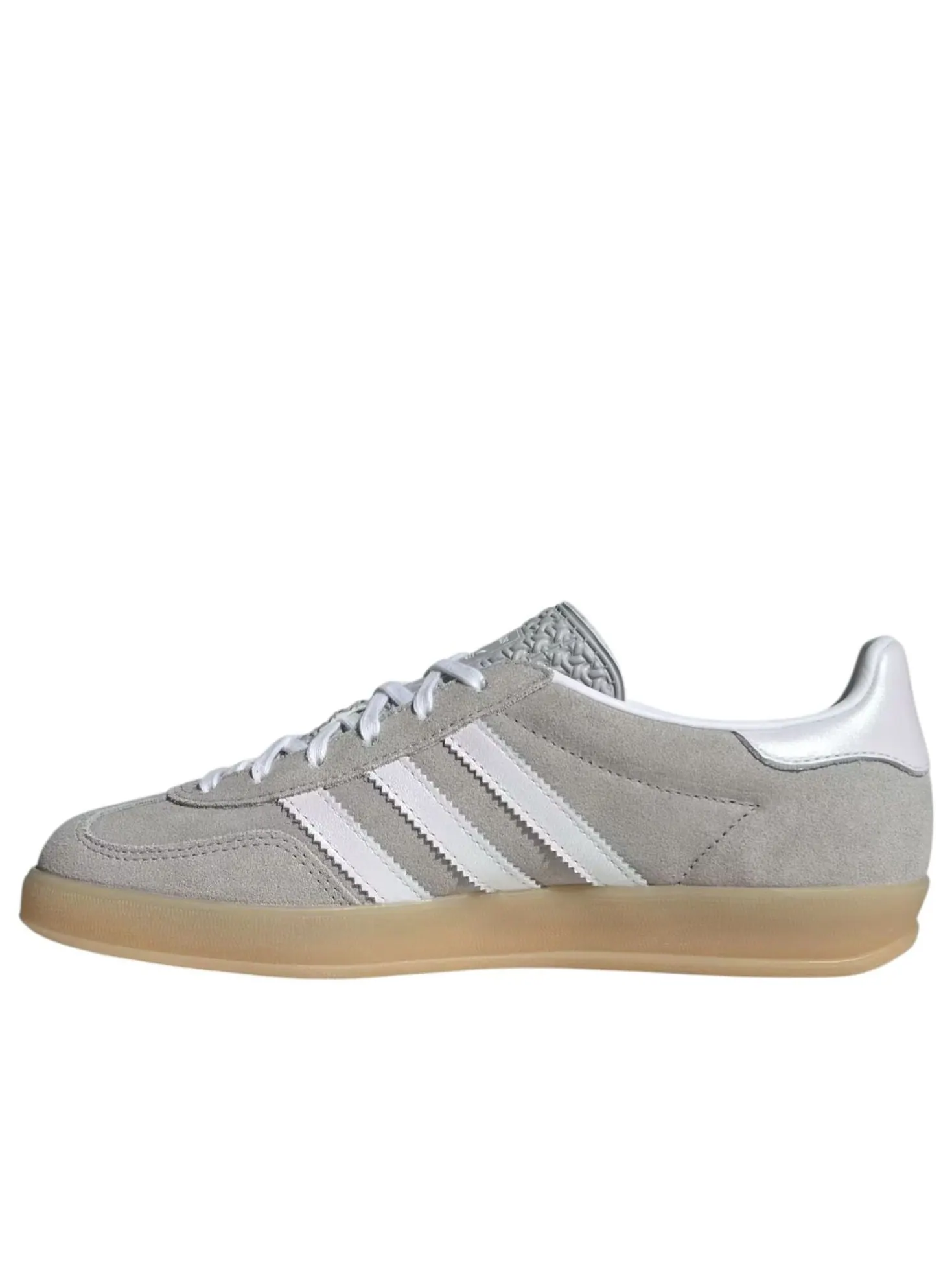 (WMNS) Adidas Gazelle Indoor 'Grey White Gum' — изображение 1 из 5, серый/белый