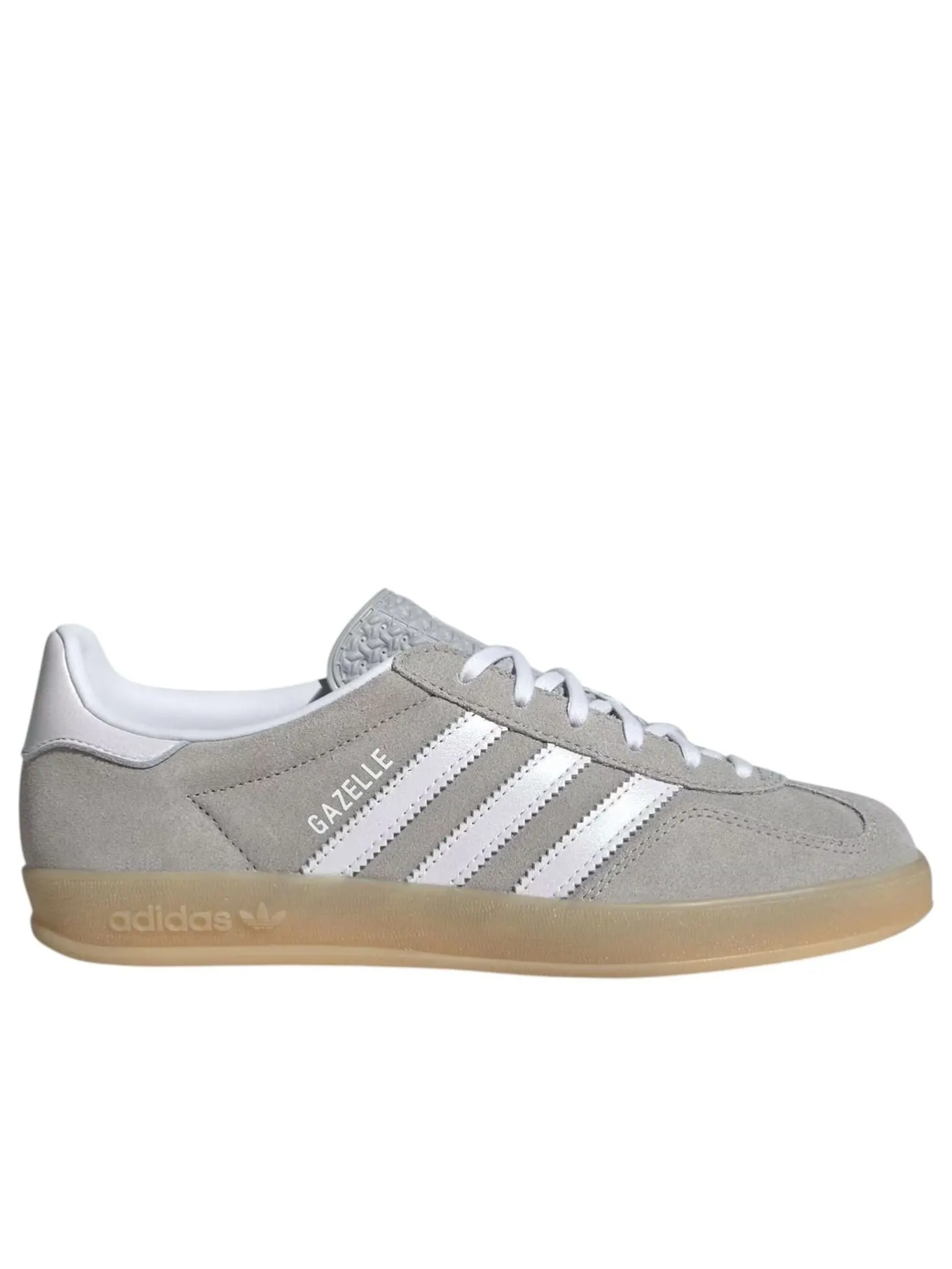(WMNS) Adidas Gazelle Indoor 'Grey White Gum' — изображение 2 из 5, серый/белый