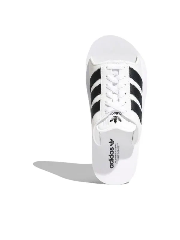 Тапочки gazelle beach slides Adidas — изображение 3 из 4, белый