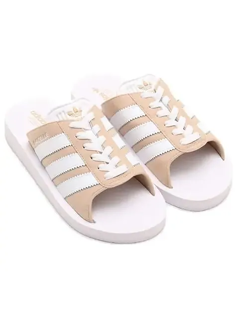 Тапочки gazelle beach slides Adidas — изображение 2 из 4, розовый