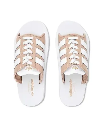Тапочки gazelle beach slides Adidas — изображение 3 из 4, розовый