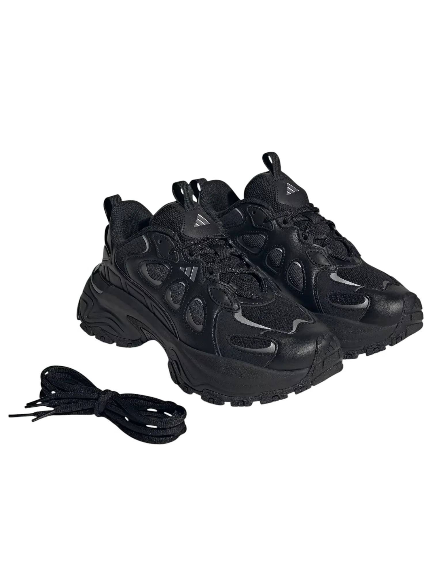 Кроссовки (WMNS) adidas Shadow Valley 'Black Silver Metallic' — изображение 2 из 5, черный