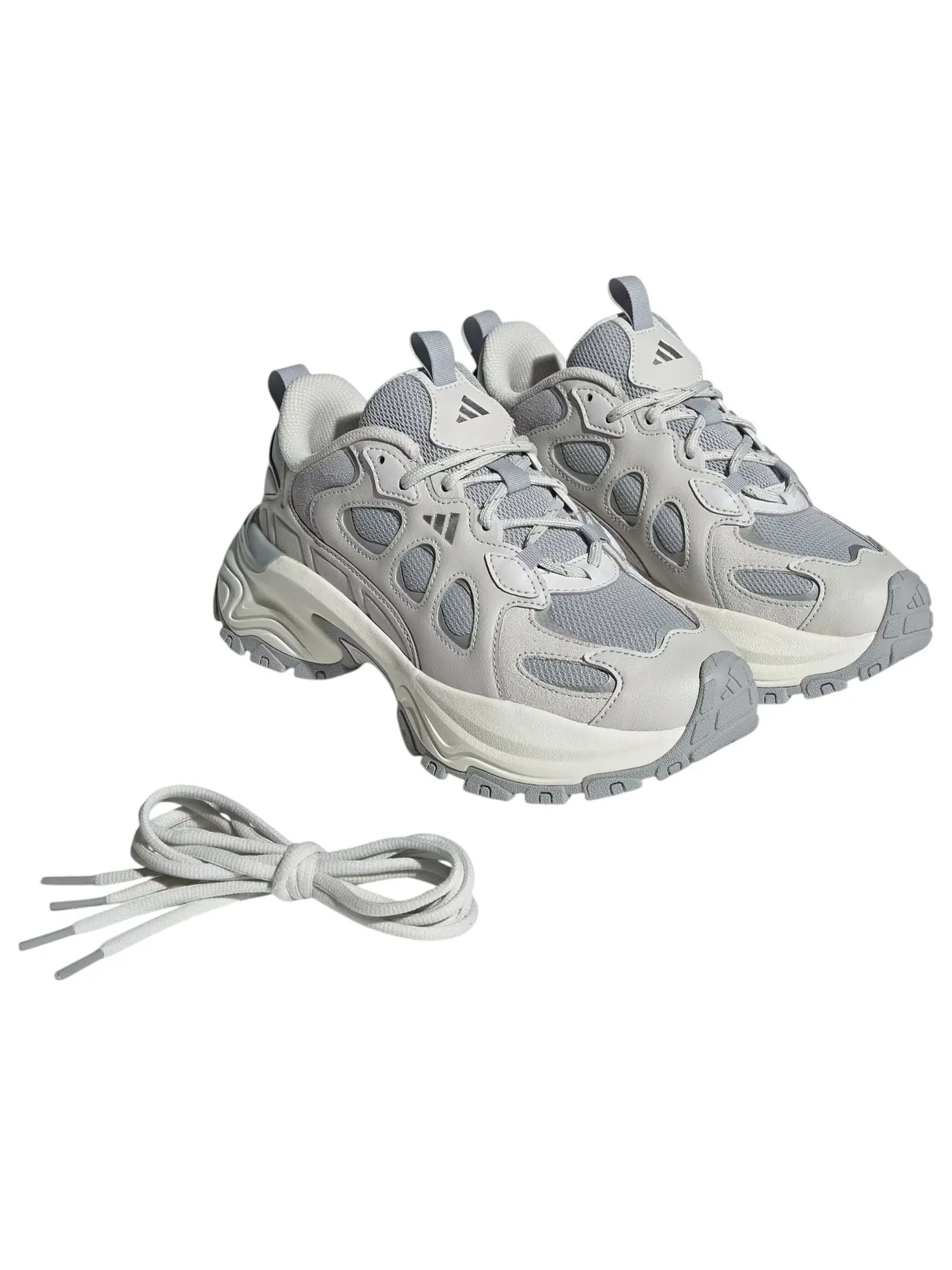 Кроссовки (WMNS) adidas Shadow Valley 'Grey Silver Metallic' — изображение 2 из 5, серебряный