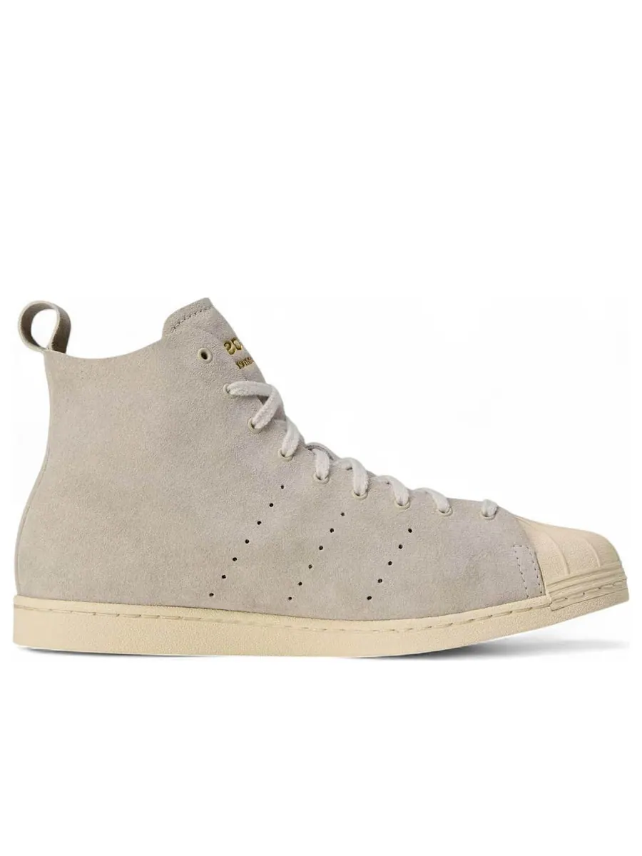 Кроссовки adidas x Wales Bonner Superstar Hi 'Mist Stone' — изображение 2 из 6, серый