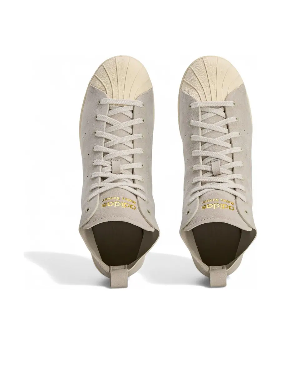 Кроссовки adidas x Wales Bonner Superstar Hi 'Mist Stone' — изображение 5 из 6, серый