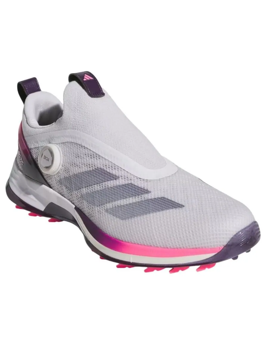 Adidas Adizero ZG Boa Golf 'Dash Grey Lucid Pink' — изображение 5 из 6, серый//розовый