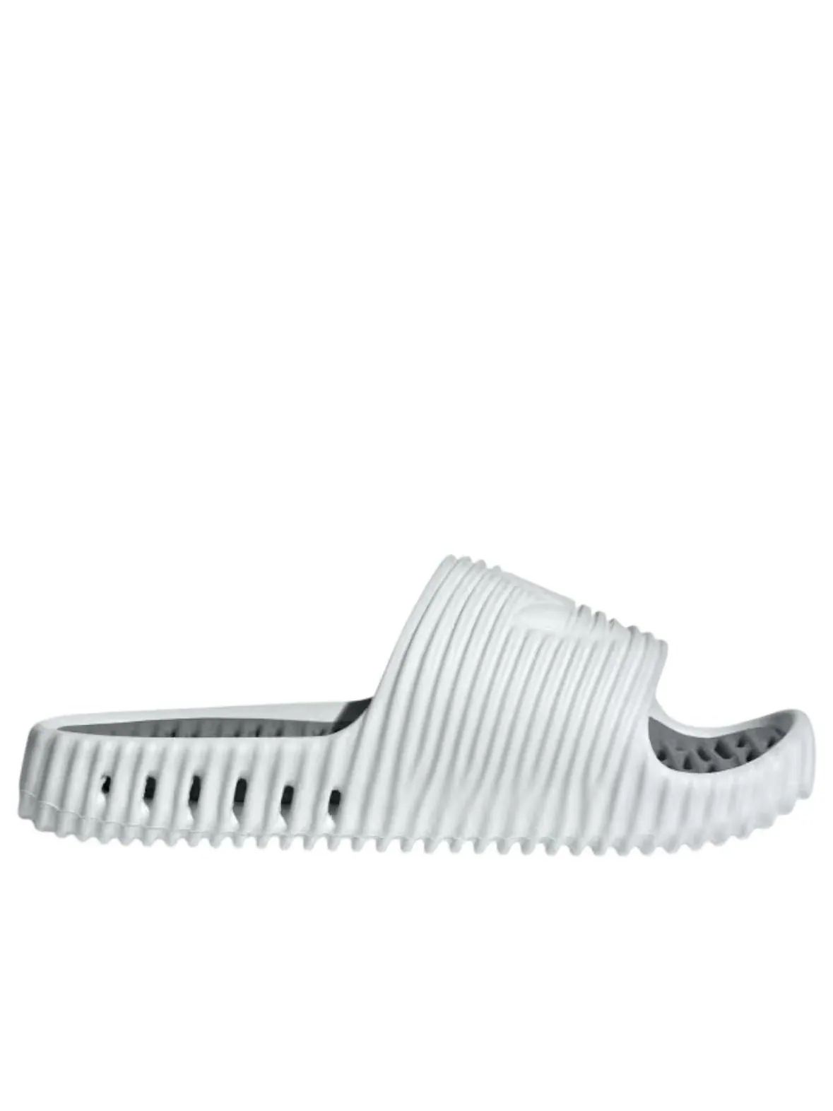 Шлепанцы Adidas Adilette 25 'Crystal White Grey Three' — изображение 2 из 6, белый/серый