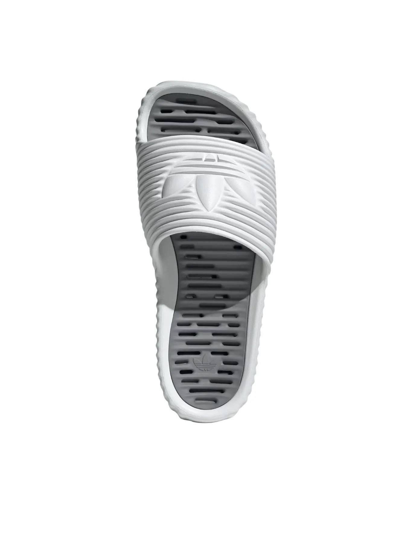 Шлепанцы Adidas Adilette 25 'Crystal White Grey Three' — изображение 3 из 6, белый/серый