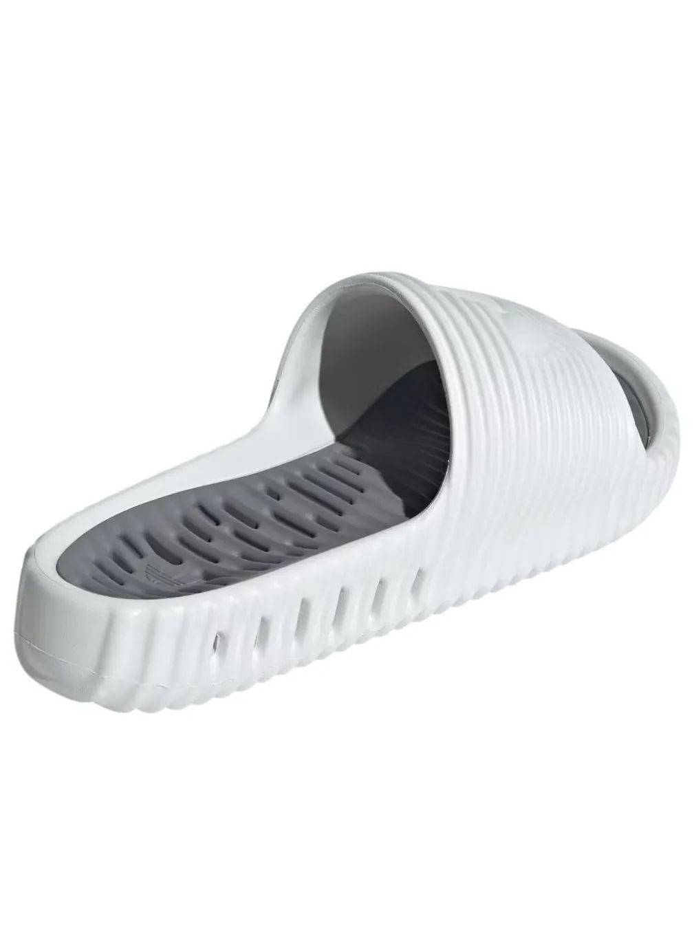 Шлепанцы Adidas Adilette 25 'Crystal White Grey Three' — изображение 6 из 6, белый/серый