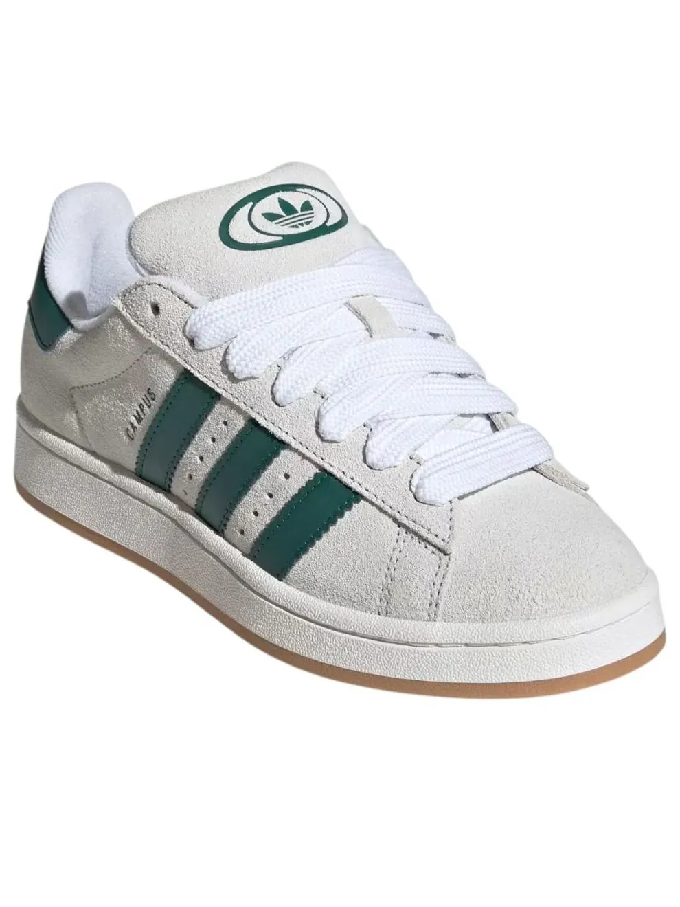 (WMNS) Adidas Campus 00s 'Crystal White' — изображение 2 из 5, белый/белый/зеленый