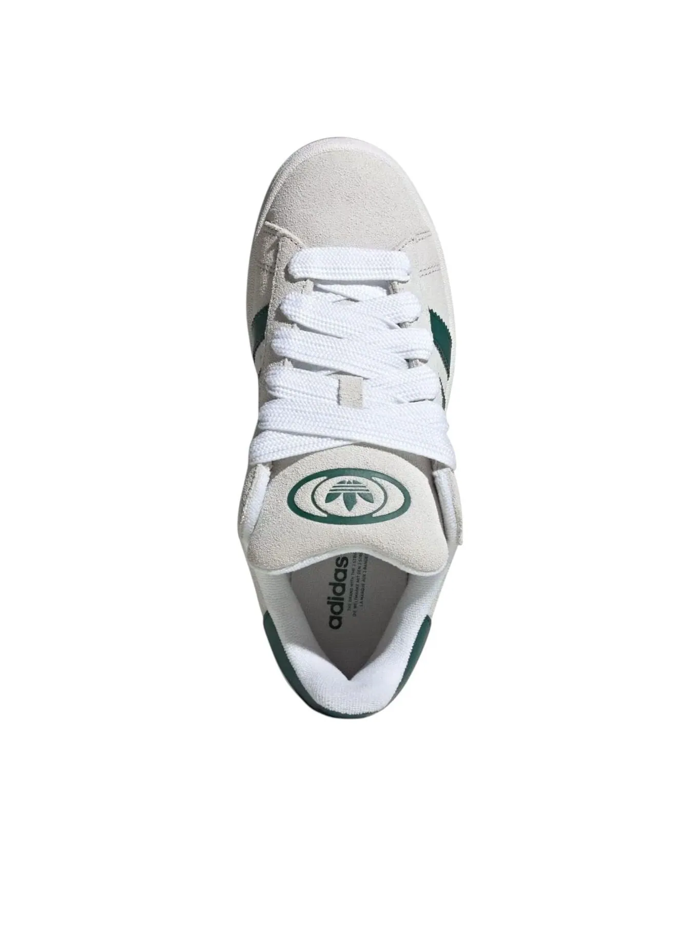 (WMNS) Adidas Campus 00s 'Crystal White' — изображение 4 из 5, белый/белый/зеленый