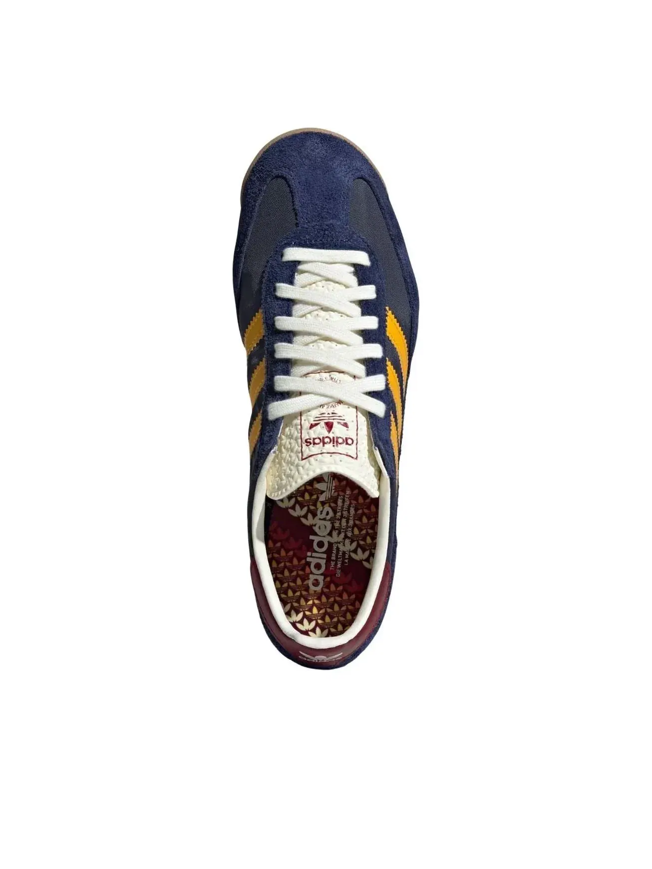 Кроссовки Adidas SL 72 RS 'Dark Blue Yellow' — изображение 3 из 5, темно-синий