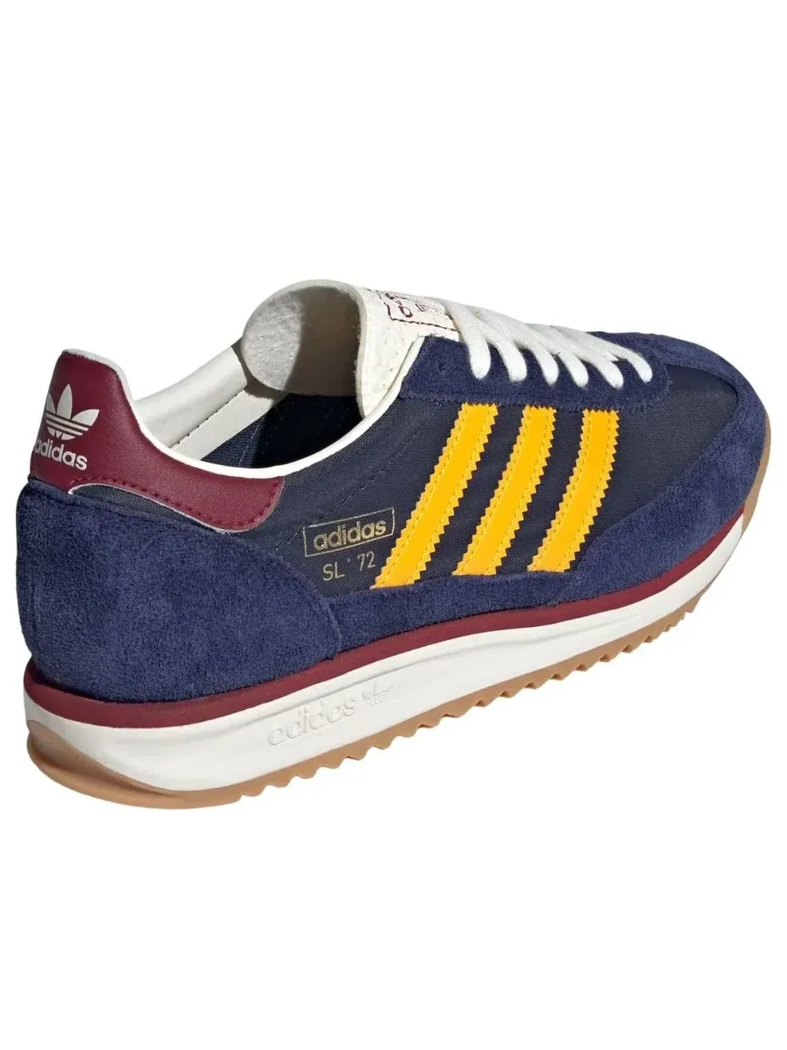 Кроссовки Adidas SL 72 RS 'Dark Blue Yellow' — изображение 5 из 5, темно-синий