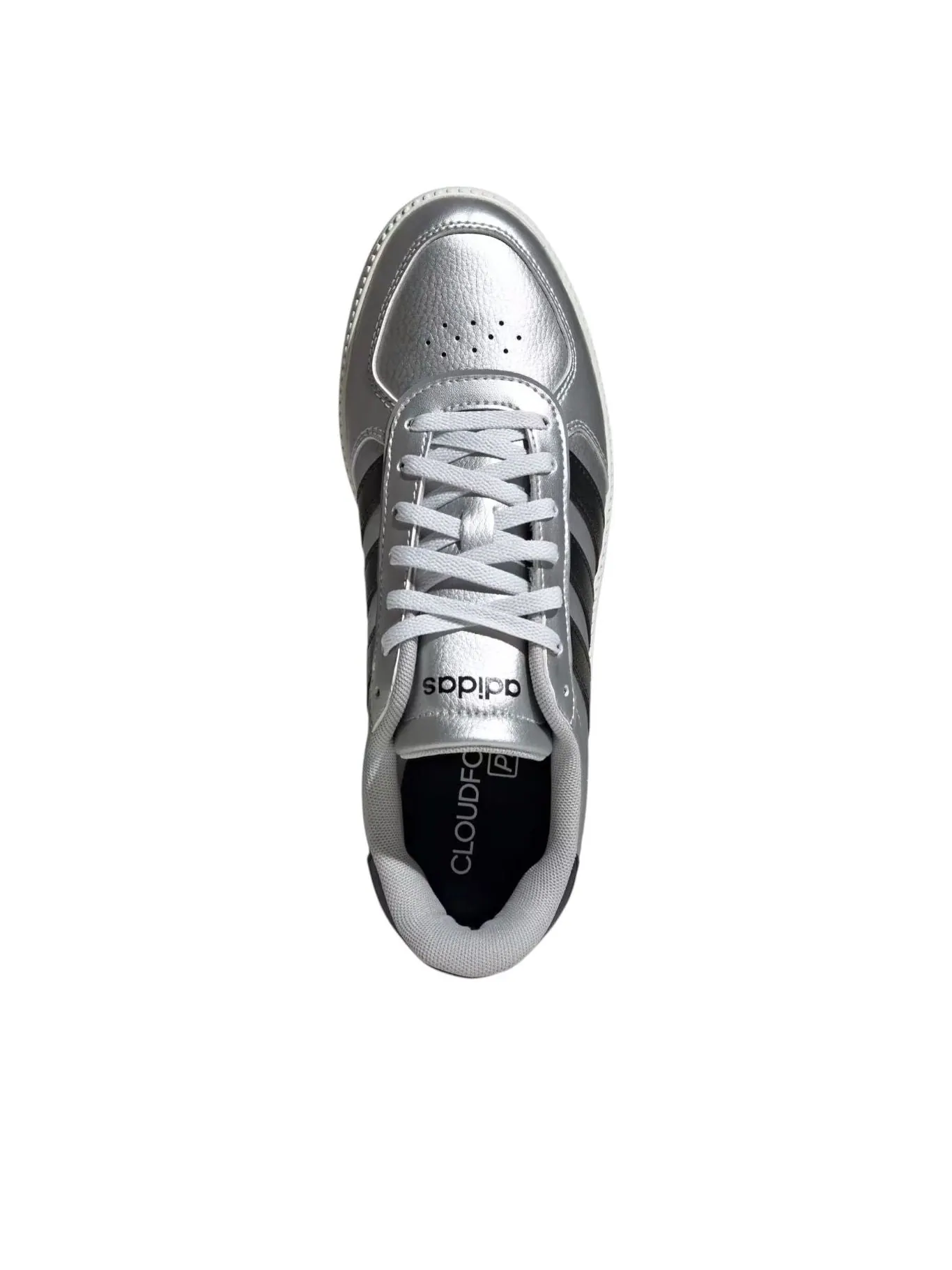 (WMNS) Adidas Breaknet Sleek 'Matte Silver' — изображение 5 из 5, серебристый/черный/белый