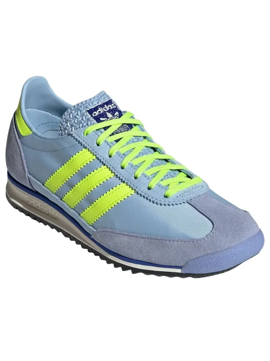 Кроссовки (WMNS) Adidas SL 72 OG 'Clear Sky Signal Green' — изображение 4 из 5, синий