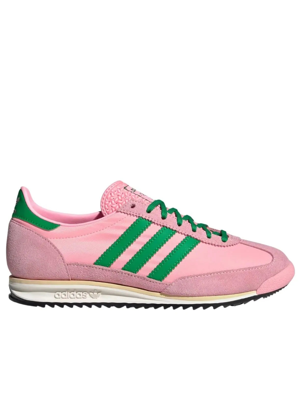 (WMNS) Adidas SL 72 'Glow Pink Green' — изображение 2 из 6, розовый/зеленый/черный