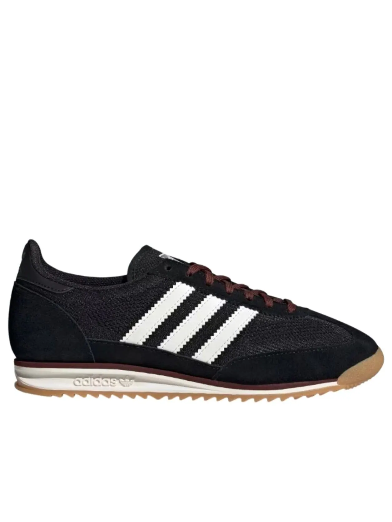 (WMNS) Adidas SL 72 'Core Black White Gum' — изображение 2 из 6, черный/белый