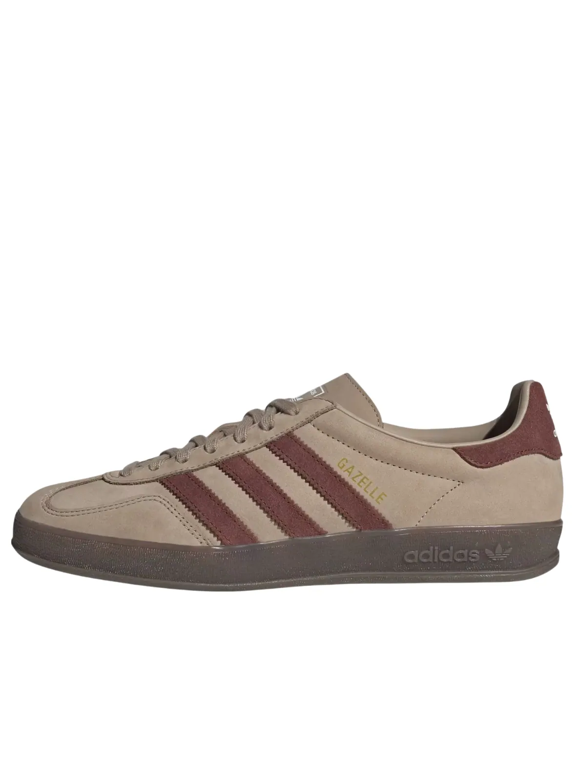 Adidas Gazelle Indoor 'Trace Khaki Fox Brown' — изображение 1 из 5, хаки/коричневый/белый