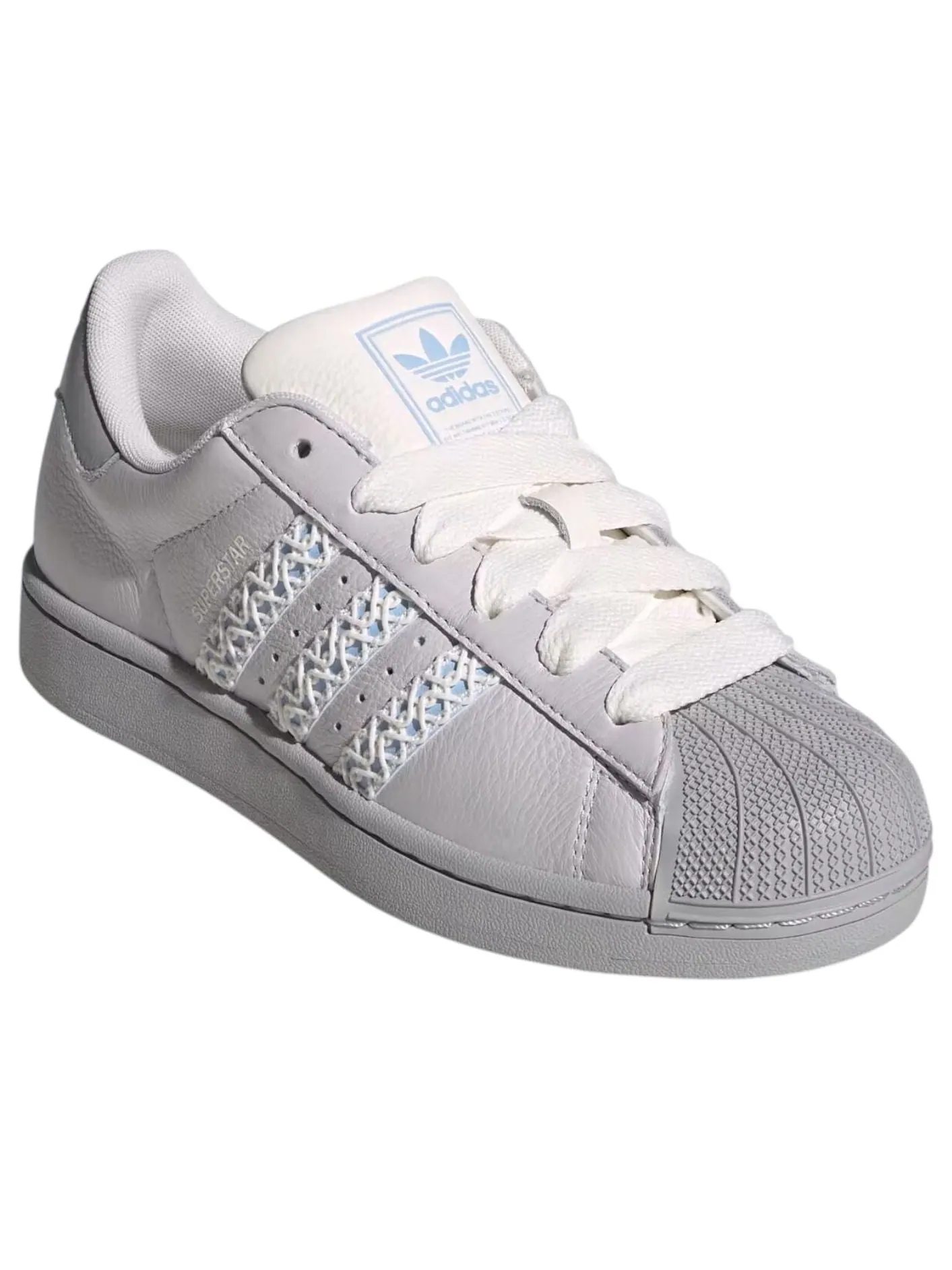 Кроссовки (WMNS) adidas Superstar II 'Grey White Stone' — изображение 2 из 5, серый