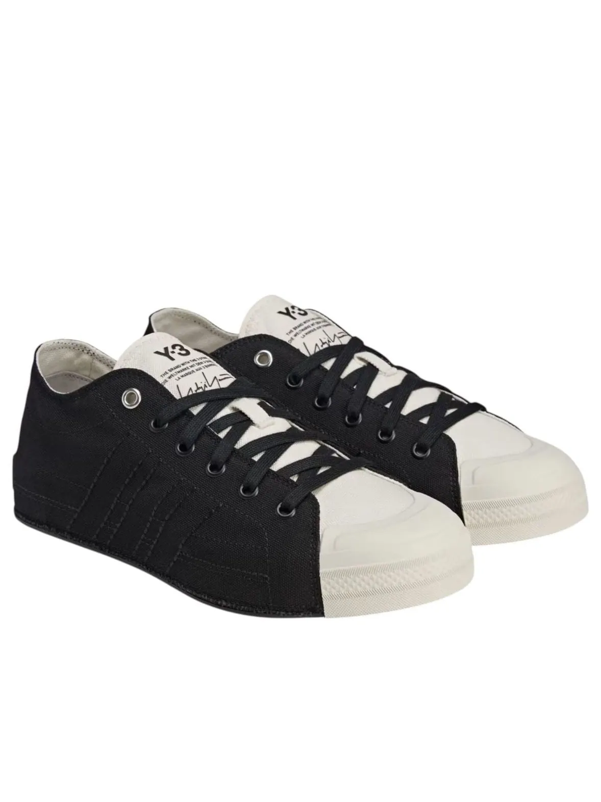Adidas Y-3 Nizza Lo 'Orbit Grey Black' — изображение 2 из 5, серый/серый/черный
