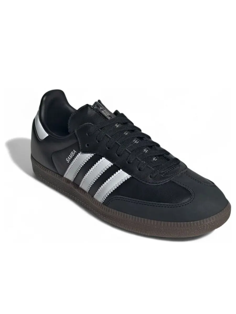 Кроссовки adidas x Jeremy Scott Samba OG 'Black Gum' — изображение 3 из 6, черный