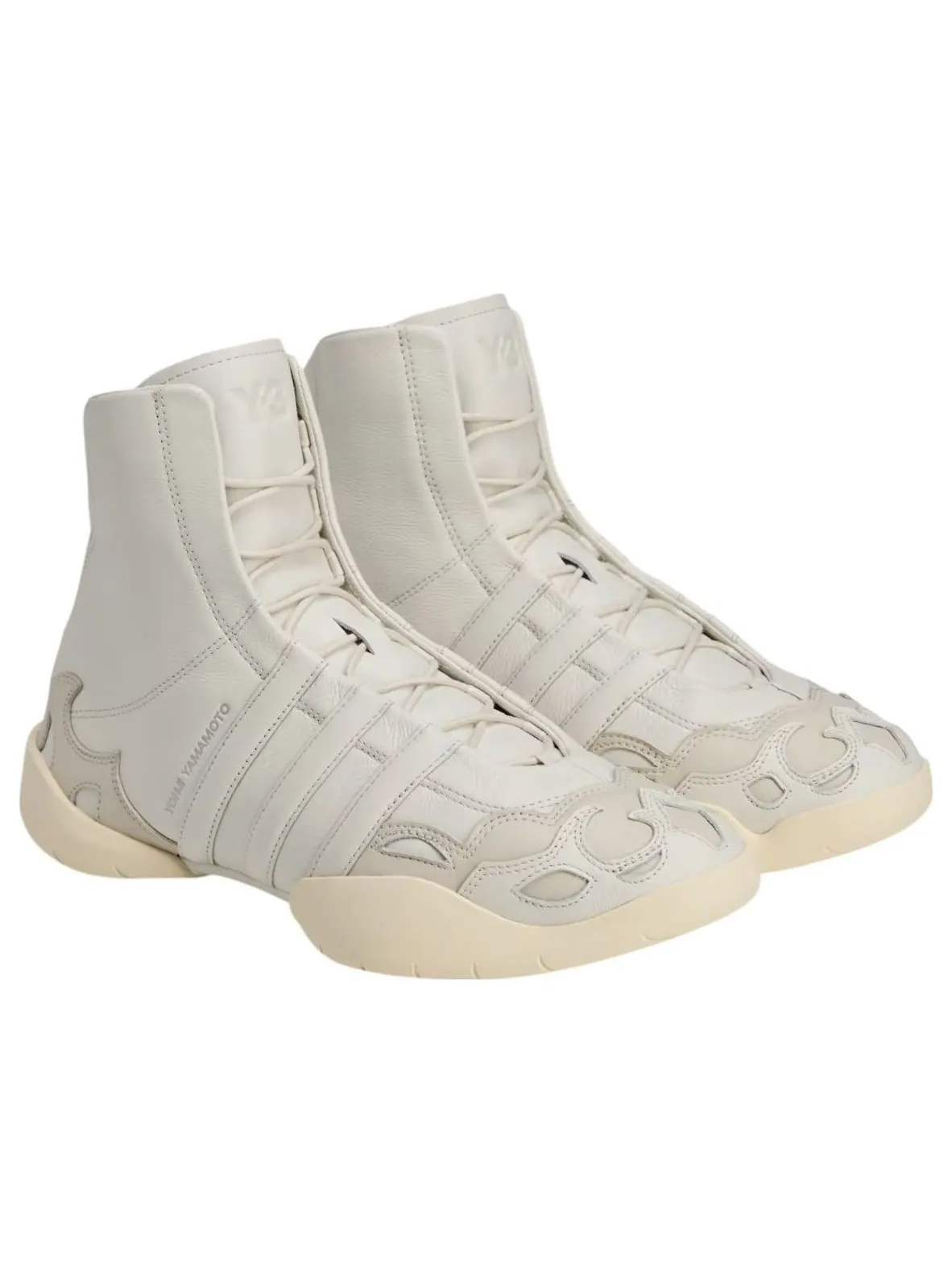 Adidas Y-3 Regu 2002 Hi 'Beige Alumina Cream White' — изображение 2 из 5, бежевый//кремовый белый