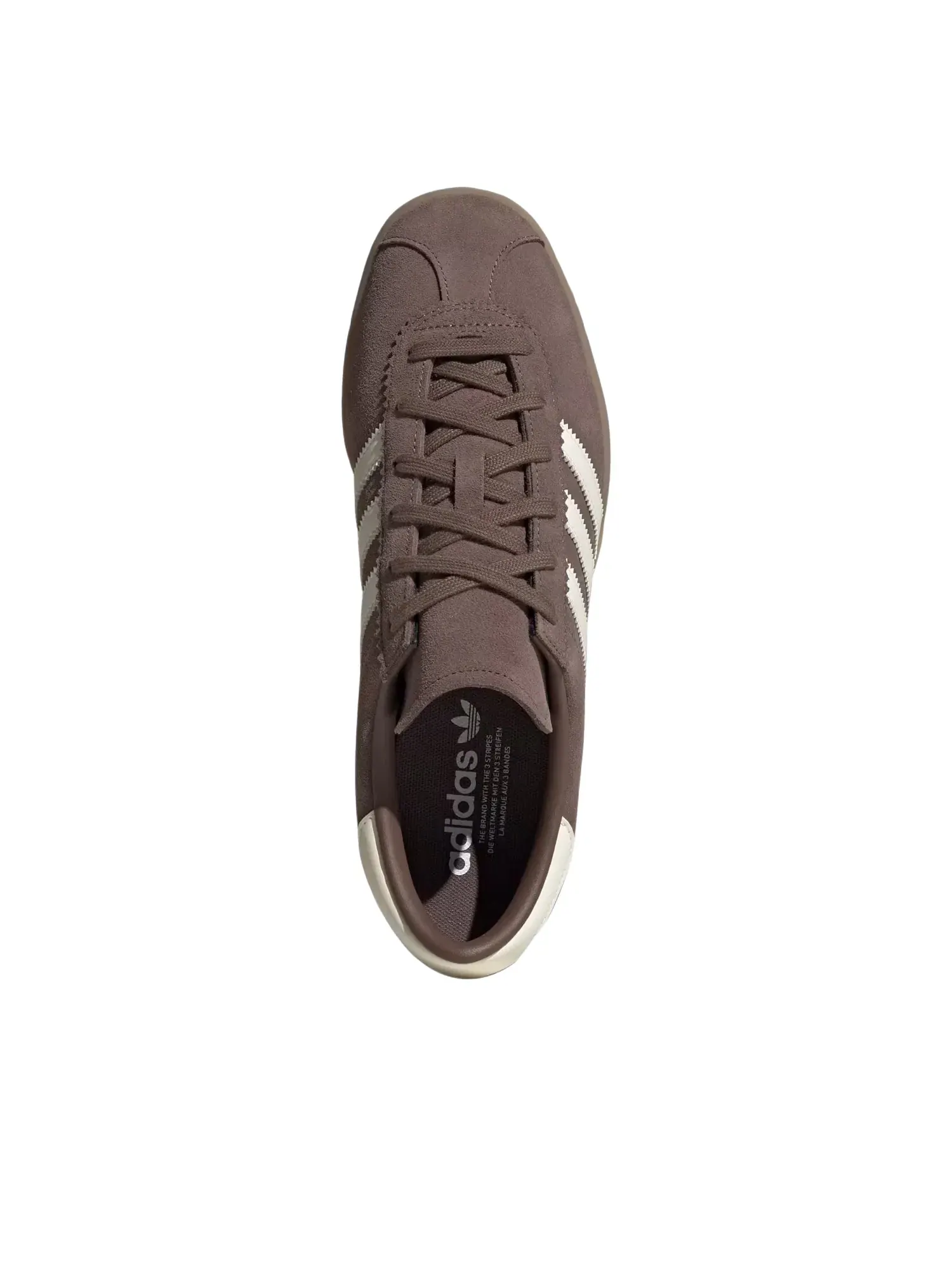 Мужские кроссовки с замшевым верхом Stadt Adidas — изображение 2 из 5, коричневый