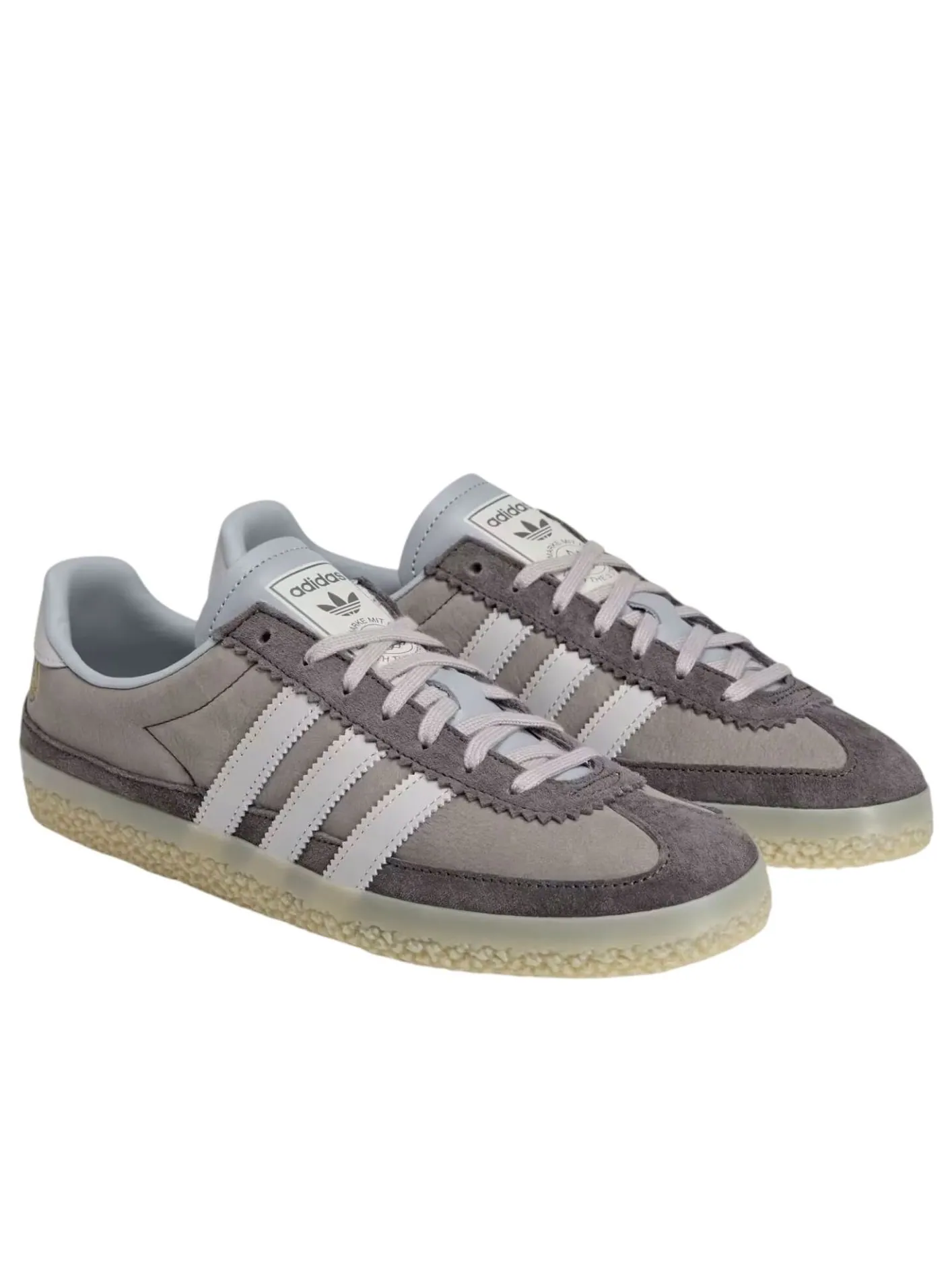 Кроссовки adidas x F.C. Roelee SPZL 'Light Grey Grey Six Light Solid Grey' — изображение 3 из 6, серый
