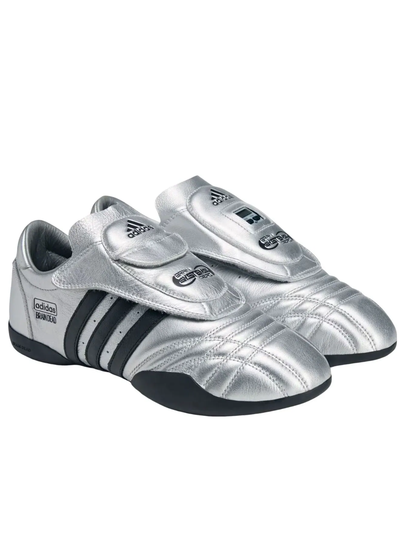 Adidas x Brain Dead Taekwondo 'Silver Metallic Core Black Cloud White' — изображение 2 из 5