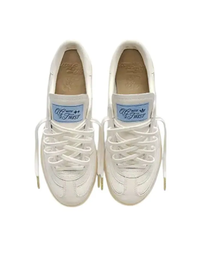 Кроссовки adidas x BSTN Handball Spezial 'Twist White' — изображение 3 из 4, бежевый