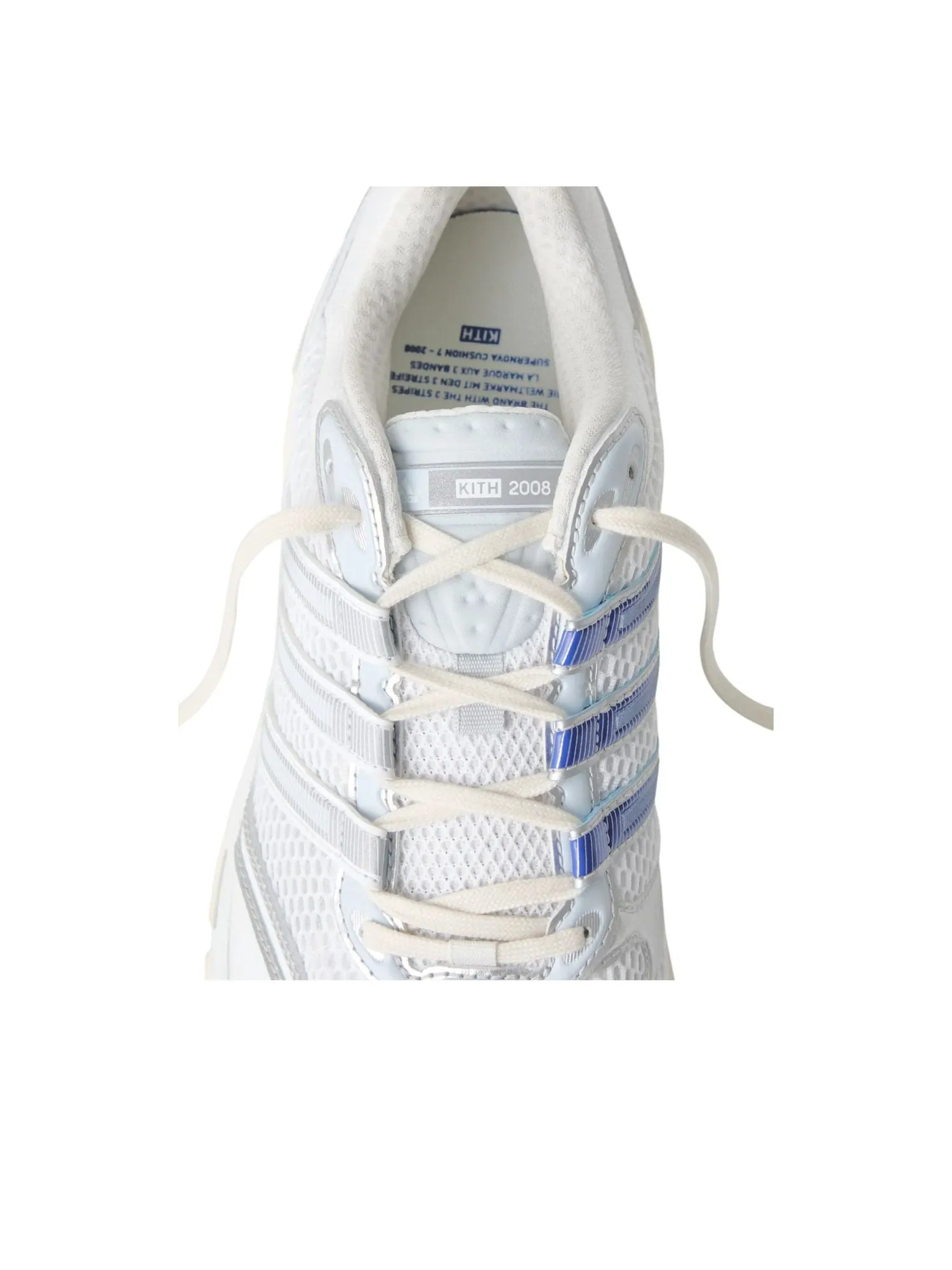 Кроссовки adidas x Kith Supernova Cushion 7 'White Silver' — изображение 4 из 4, белый