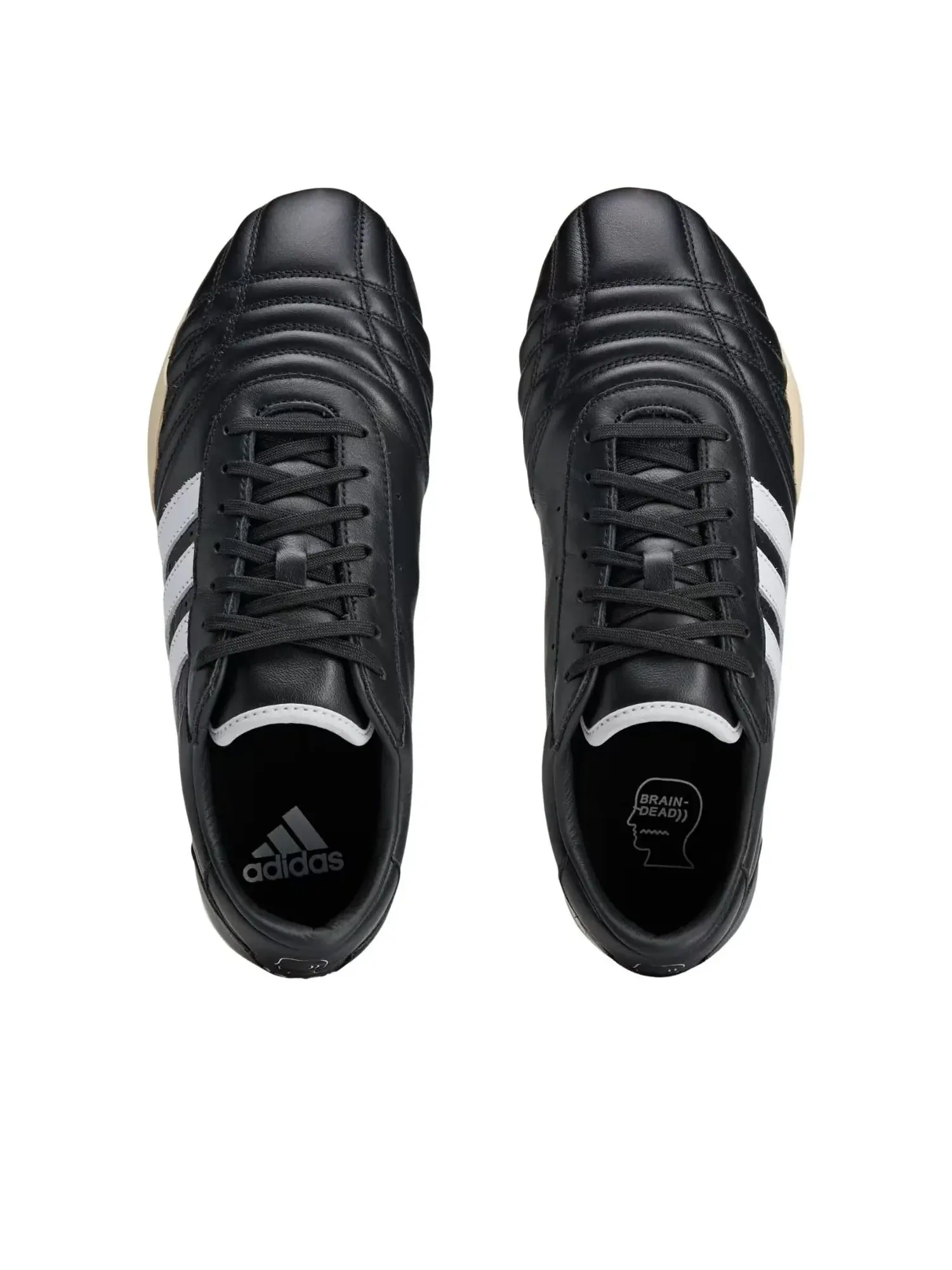 Кроссовки Adidas x Brain Dead Taekwondo 'Core Black Cloud White Warm Vanilla' — изображение 3 из 5, черный