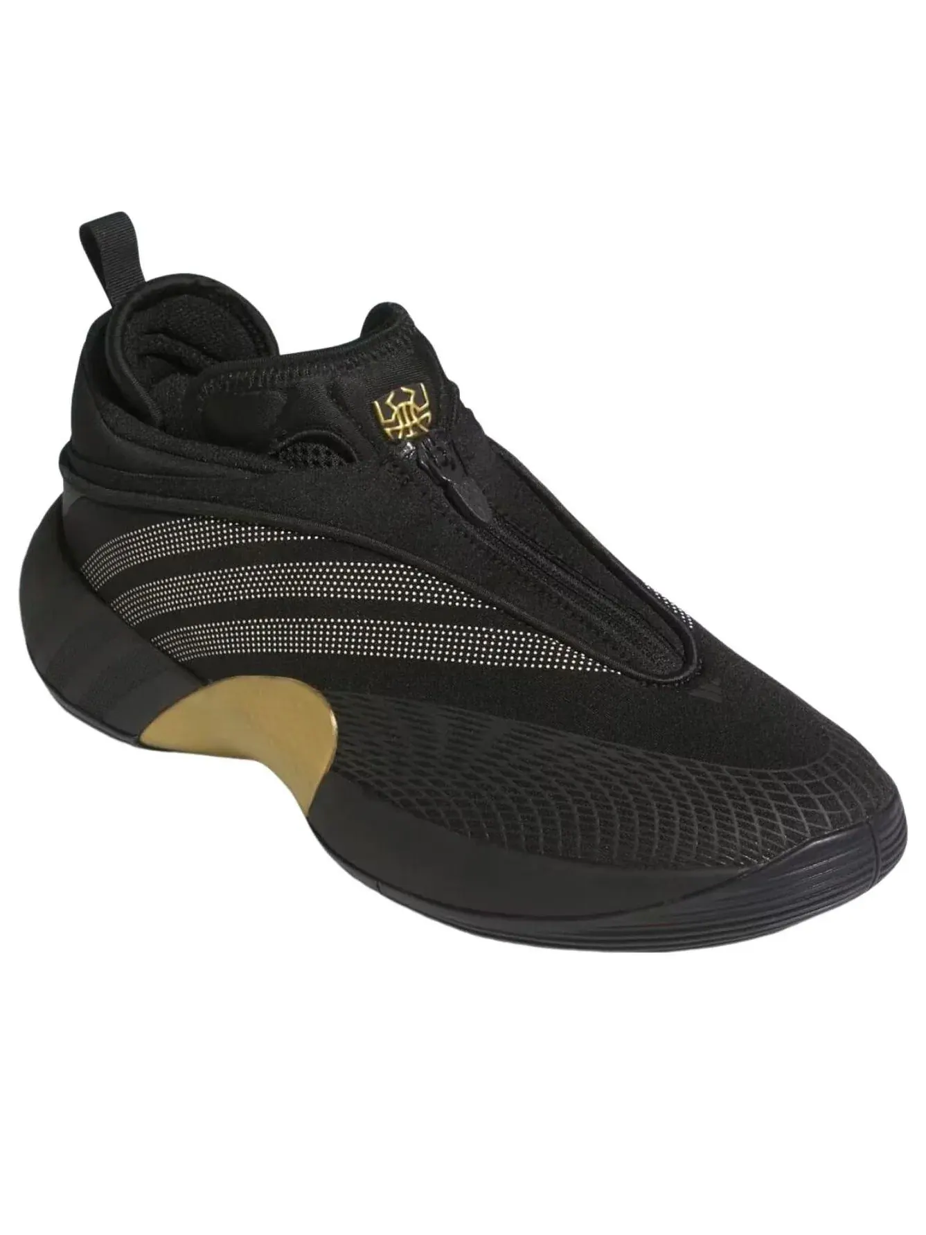Кроссовки Adidas DON ISSUE 7 'Core Black Gold Metallic Ice Gold Met' JQ9435 — изображение 2 из 6, черный