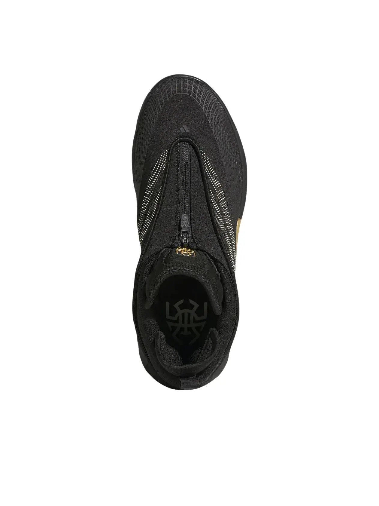 Кроссовки Adidas DON ISSUE 7 'Core Black Gold Metallic Ice Gold Met' JQ9435 — изображение 4 из 6, черный