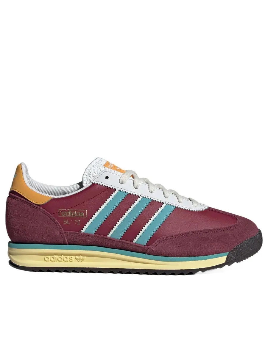 Кроссовки adidas SL72 RS 'Burgundy' — изображение 2 из 4, бордовый