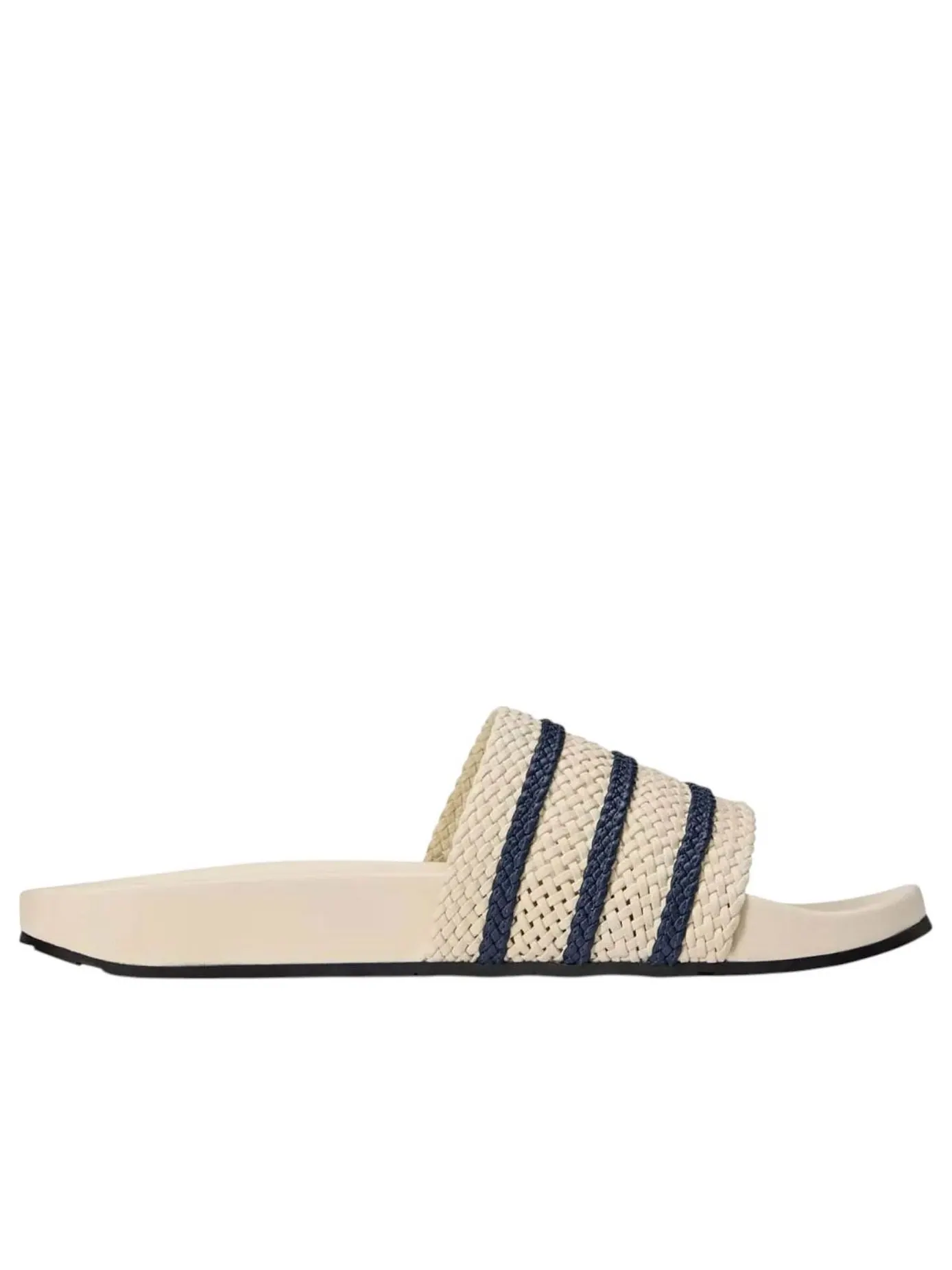 Шлепанцы adidas x Wales Bonner Adilette Slides 'Wonder White' — изображение 2 из 6, бежевый