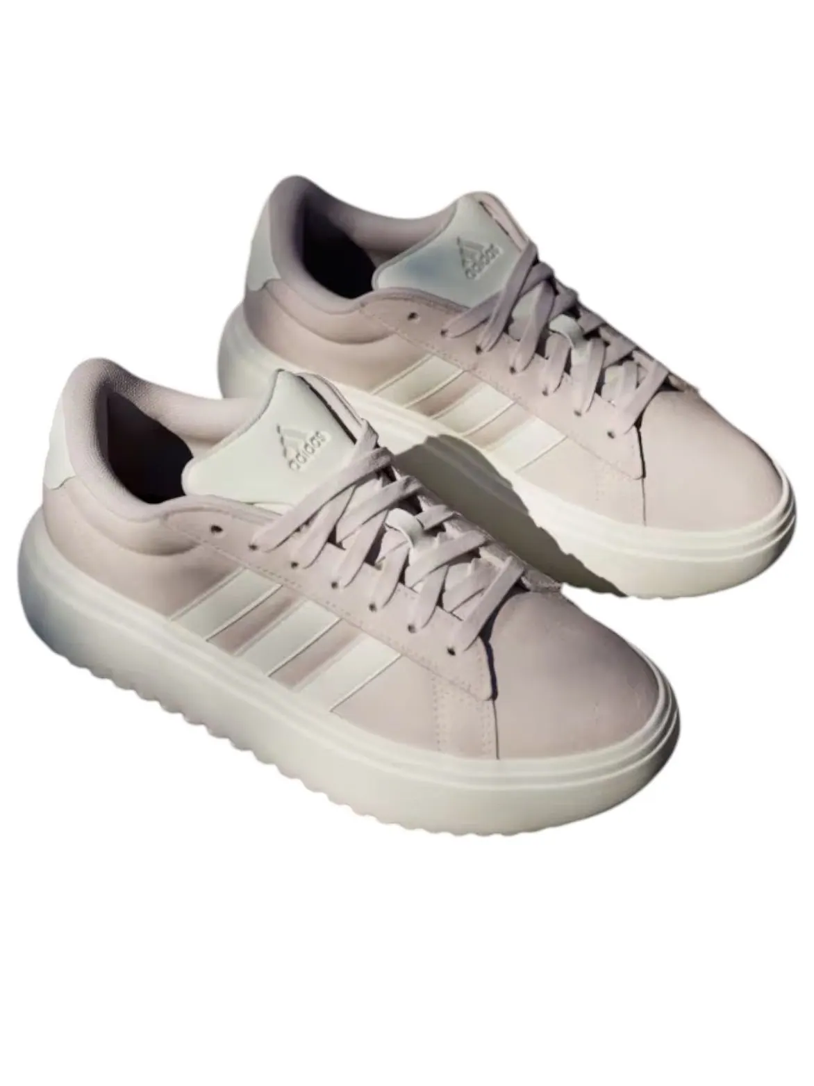 (WMNS) Adidas Grand Court Platform 'Putty Mauve White' — изображение 2 из 4, белый/белый