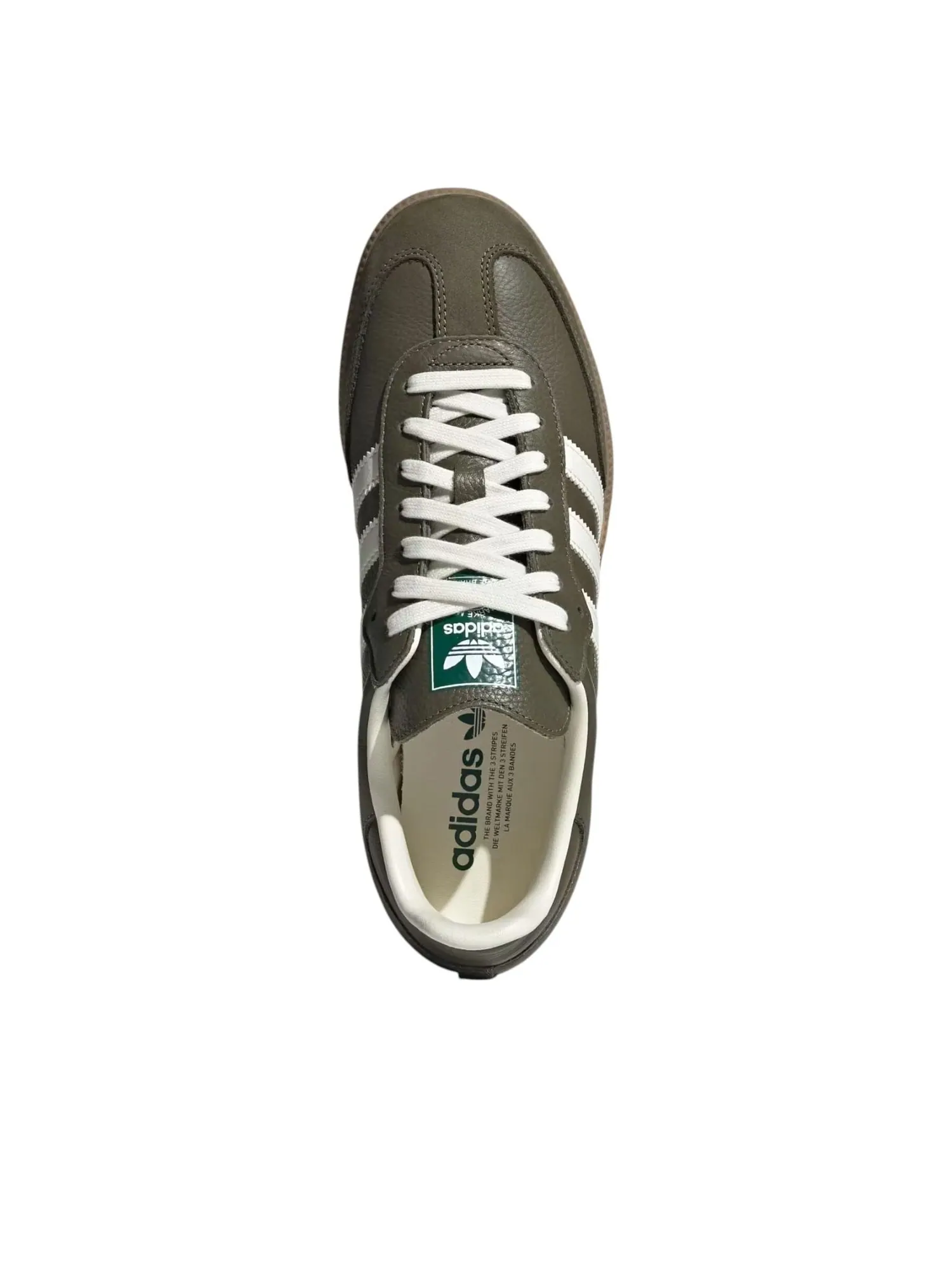 Adidas Samba 'Medium Dark Khaki Off White' — изображение 4 из 5, темный хаки/белый