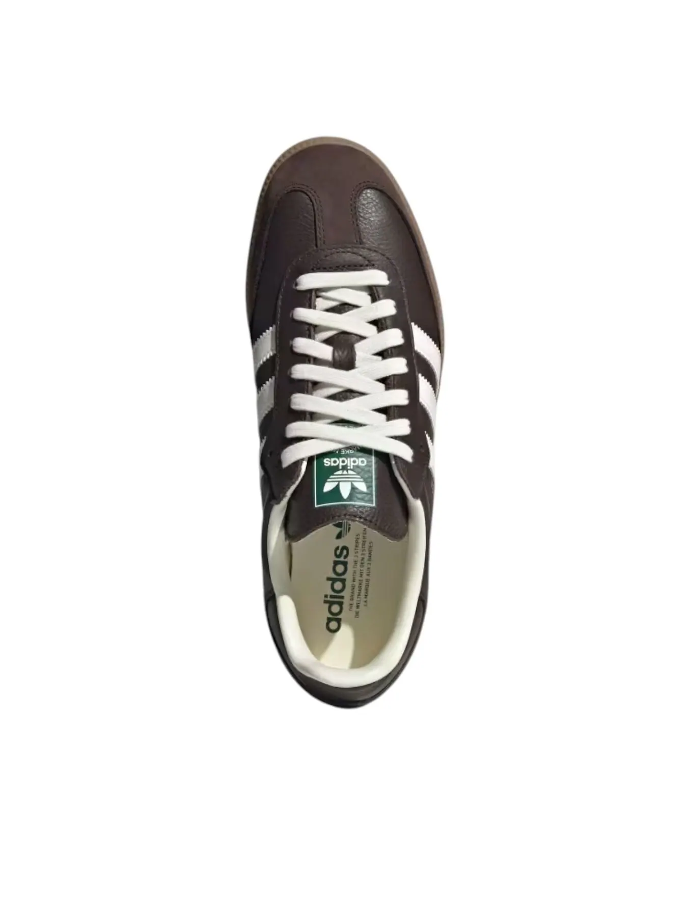 Adidas Samba OG 'Dark Brown Gum' — изображение 2 из 5, темный коричневый/белый