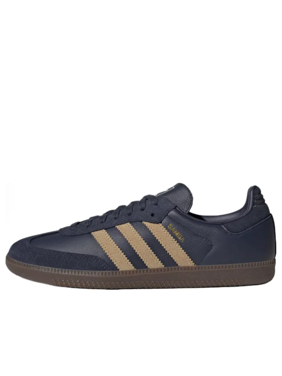 Adidas Samba 'Shadow Navy Golden Beige Gum' — изображение 1 из 6